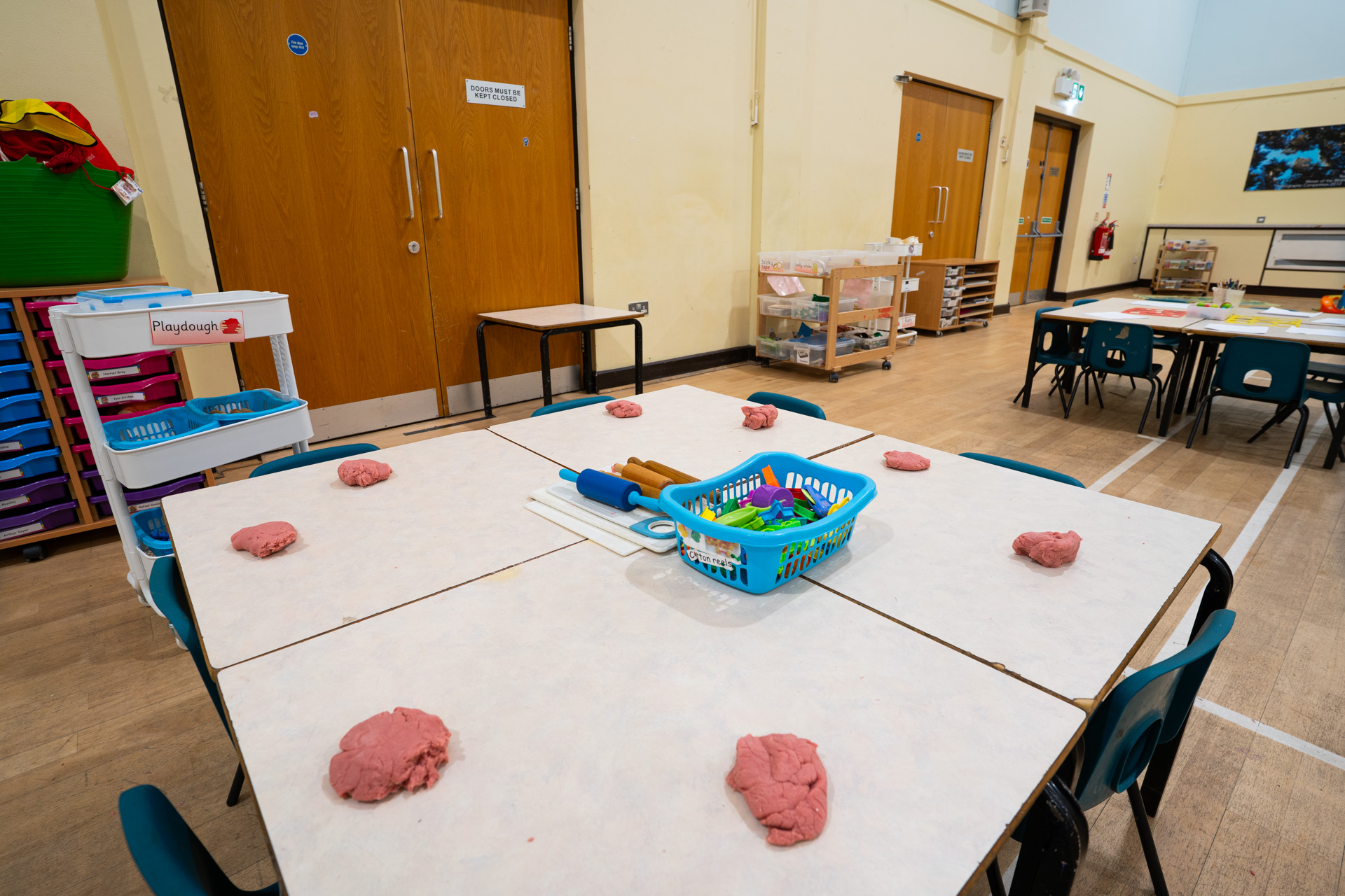 Playdough table